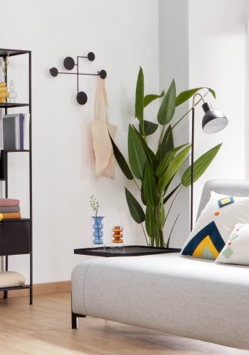 KAVE HOME Vianela vgdekoration - sort jern (52x40)