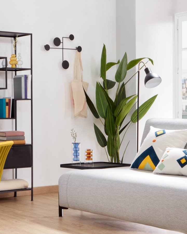 KAVE HOME Vianela vgdekoration - sort jern (52x40)