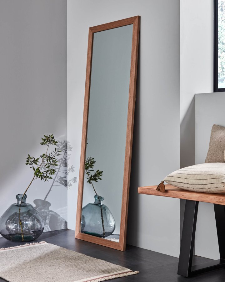 KAVE HOME Brenna vase - bl genbrugs glas (H:33)