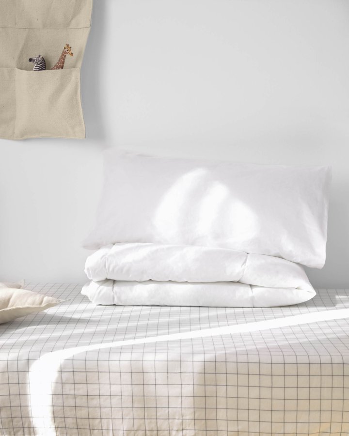 KAVE HOME Dulcia pude - silikone hulfibre, hvid bomuld (30x60)