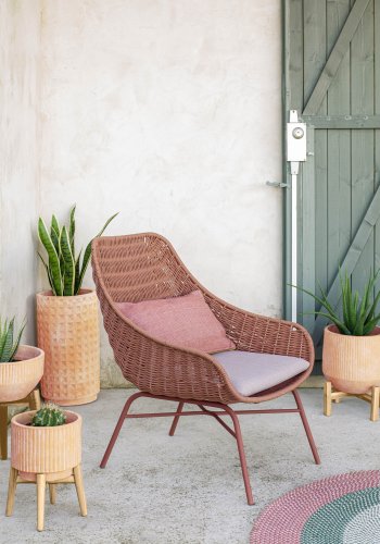 KAVE HOME Celi urtepotte, rund - natur terrakotta (st m. 2) ( 25/34)