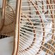 KAVE HOME hngestol, m. hynde og stativ - natur rattan og lysegr metal