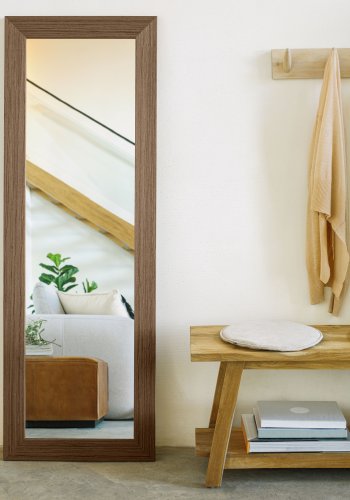 KAVE HOME Safara bnk, m. hylde natur genanvendt teak (150x32)