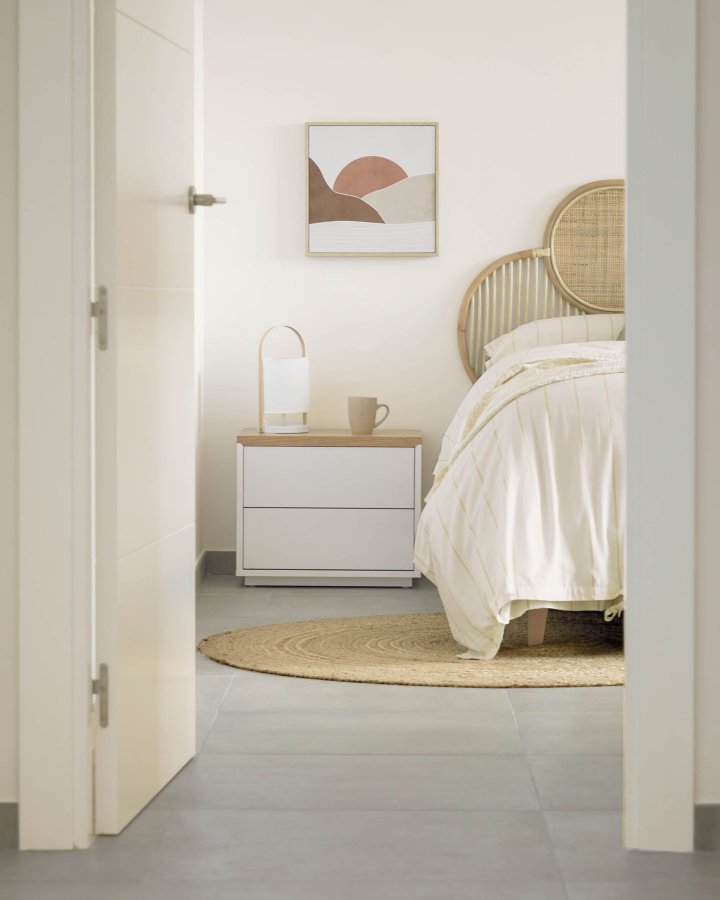 KAVE HOME rektangulr Natural Lalita hovedgavl - natur naturfiber (120x170)