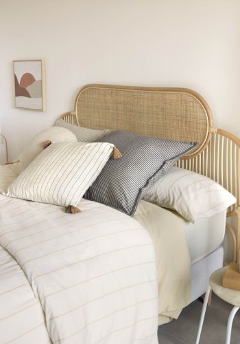 KAVE HOME rektangulr Natural Lalita hovedgavl - natur naturfiber (120x170)