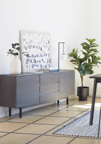 KAVE HOME Mash urtepotteskjuler - sort stl (28)