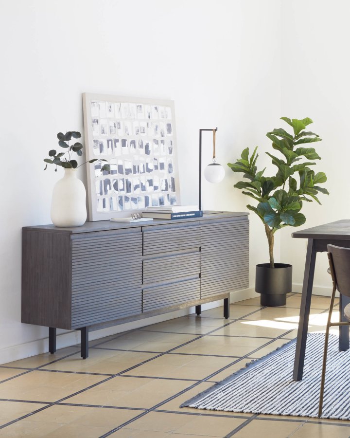 KAVE HOME Mash urtepotteskjuler - sort stl (28)