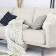 KAVE HOME Galene 4 pers. sofa - beige genbrugsfibre og jern