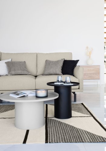 KAVE HOME Fleksa sidebord, rund - sort jern (45)