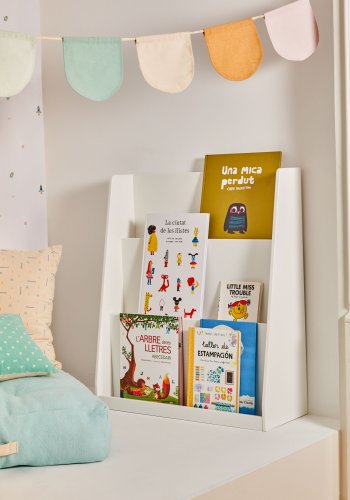 KAVE HOME Adiventina brnereol, rektangulr - hvid MDF (59,5x23)