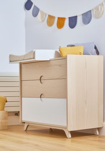 KAVE HOME Nunila puslebord - hvid MDF (72x55)