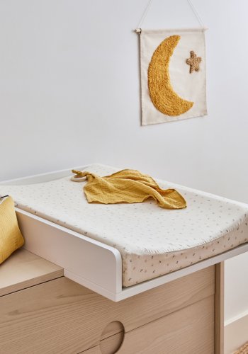 KAVE HOME Nunila puslebord - hvid MDF (72x55)