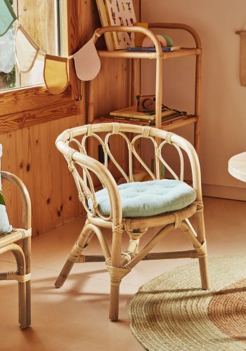 KAVE HOME Lumila brnestol, m. armln - natur rattan