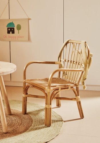 KAVE HOME Marzieh brnestol, m. armln - natur rattan