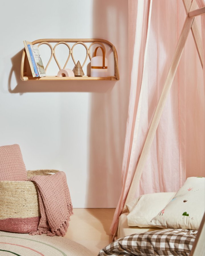 KAVE HOME Nyarai vghylde - natur rattan og bambus