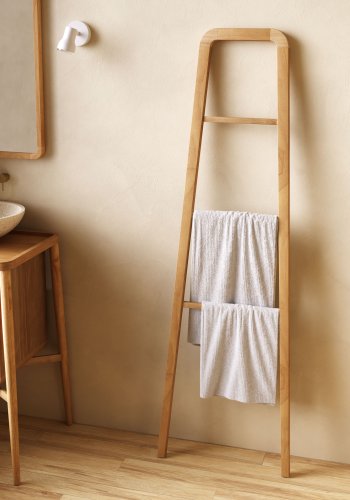 KAVE HOME Uliana hndkldestativ - natur teak (50x160)