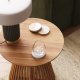 KAVE HOME rund Irune sidebord - natur teaktr (50)