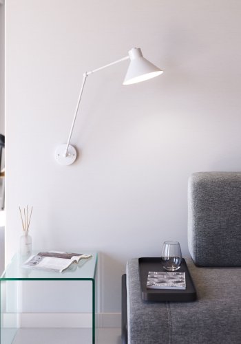 KAVE HOME Dione vglampe - hvid stl