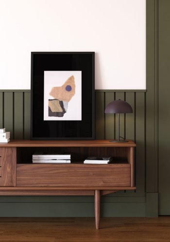 KAVE HOME Aleyla bordlampe - rd metal