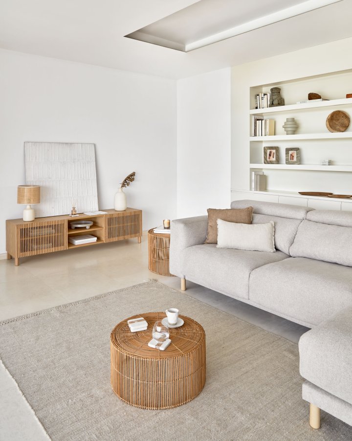 KAVE HOME Carime gulvtppe - beige uld/bomuld/polyester (160x230)