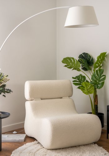 KAVE HOME Monstrea kunstig plante - 130 cm hj, PE, cement og skum 