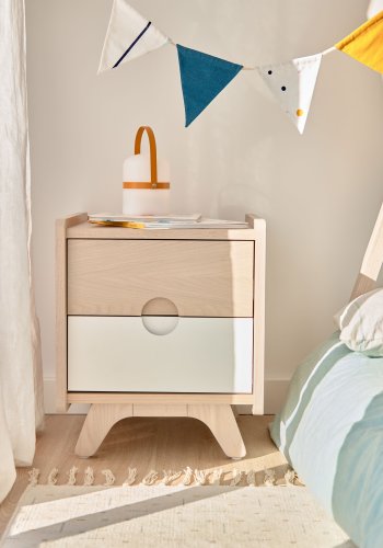 KAVE HOME Nunila sengebord - natur asketrsfiner og asketr