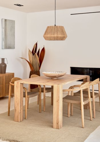 KAVE HOME Crismilda loftlampe - natur jute (50)