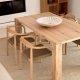 KAVE HOME Deyanira spisebord, rektangulr - natur egefinér og egetr (160x90)