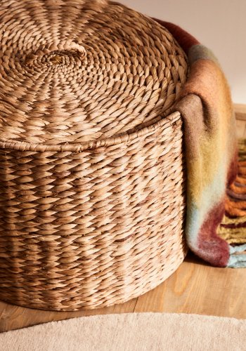 KAVE HOME Yessira tjkurv i naturfiber, 45 cm