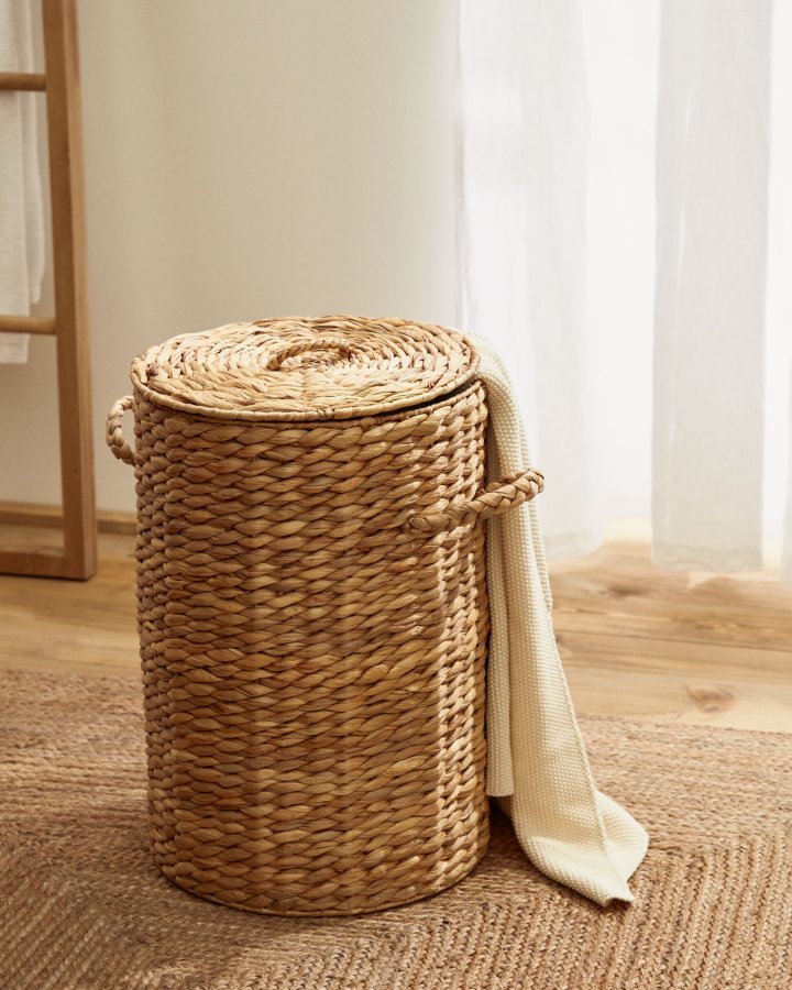 KAVE HOME Yessira tjkurv i naturfiber, 55 cm