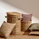 KAVE HOME Yessira tjkurv i naturfiber, 55 cm