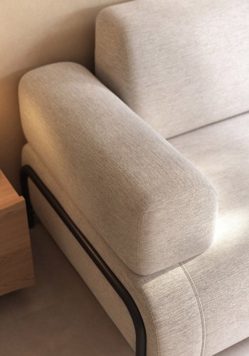 KAVE HOME Compo armln - beige stof 