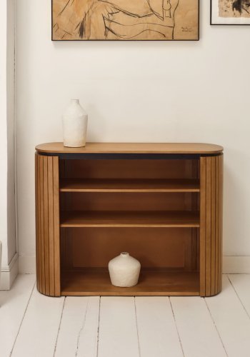 KAVE HOME Licia bogreol, m. 2 hylder - natur mangotr (120x45)