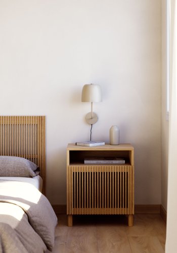 KAVE HOME Alish vglampe - beige metal