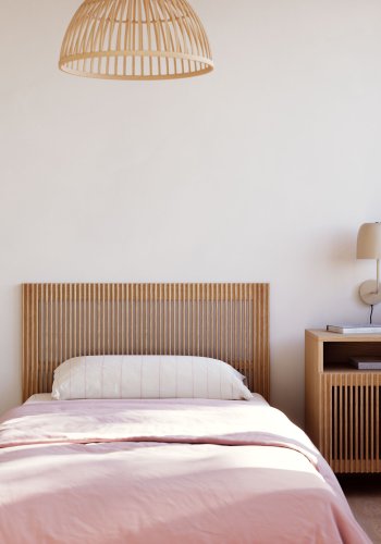 KAVE HOME Beyla sengegavl - natur asketr (til 90 cm senge)