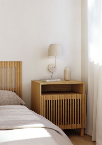 KAVE HOME Alish vglampe - beige metal