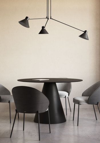 KAVE HOME Dione loftlampe - sort stl