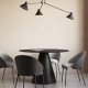 KAVE HOME Dione loftlampe - sort stl