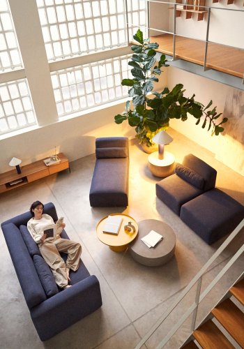 KAVE HOME Neom chaiselongmodul - bl stof