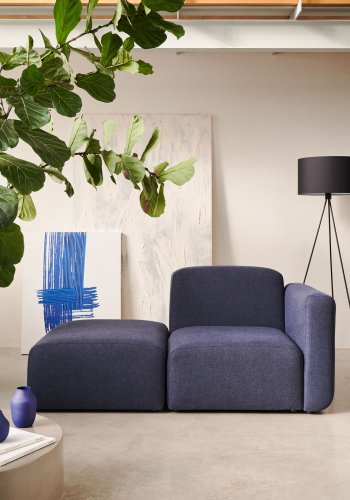 KAVE HOME Neom 1-personers modulsofa med rygmodul i bl, 169 cm FSC Mix Credit