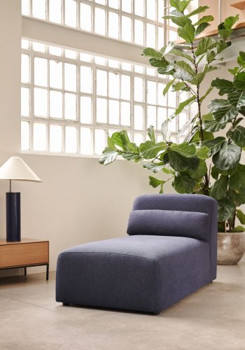 KAVE HOME Neom chaiselongmodul - bl stof