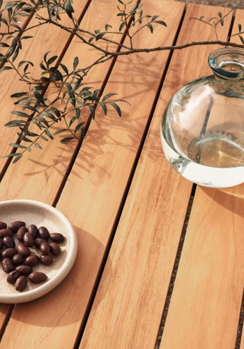 KAVE HOME Brenna vase, lille - klar genbrugsglas (H:18)