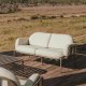 KAVE HOME Joncols 2 pers. havesofa, m. beige hynder - grn aluminium