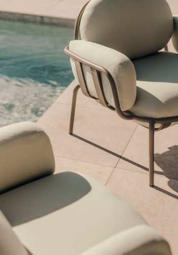 KAVE HOME Joncols havestol, m. gr hynder - gr aluminium