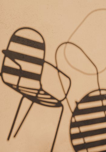 KAVE HOME Joncols havestol, m. armln - grn aluminium