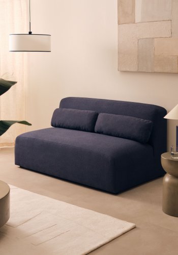 KAVE HOME 2 personers sofamodul - bl stof