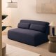 KAVE HOME 2 personers sofamodul - bl stof