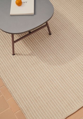 KAVE HOME Canyet gulvtppe, rektangulr - beige syntetiske fibre (160x230)