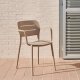 KAVE HOME Morella havestol, m. armln - beige plast