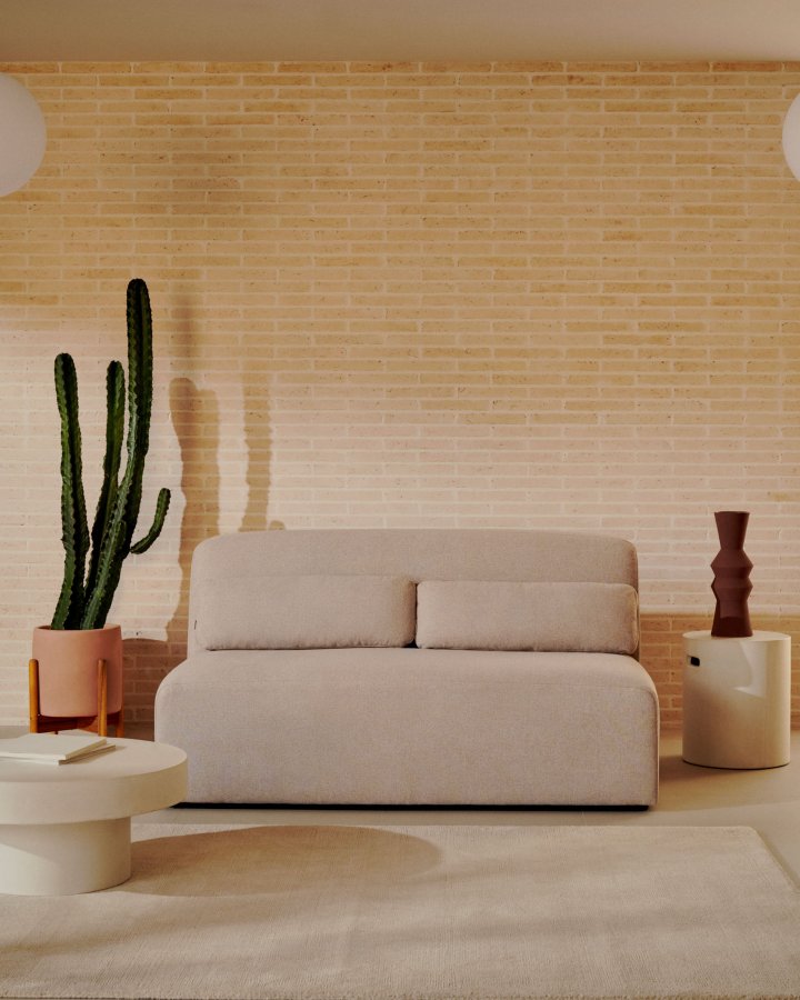 KAVE HOME 2 personers sofamodul - beige stof